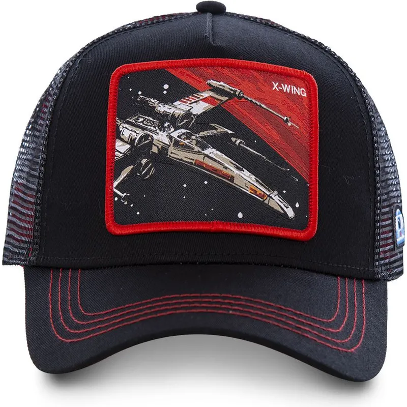 siltovka-zaoblena-cierna-snapback-ltd6-x-wing-star-wars-capslab