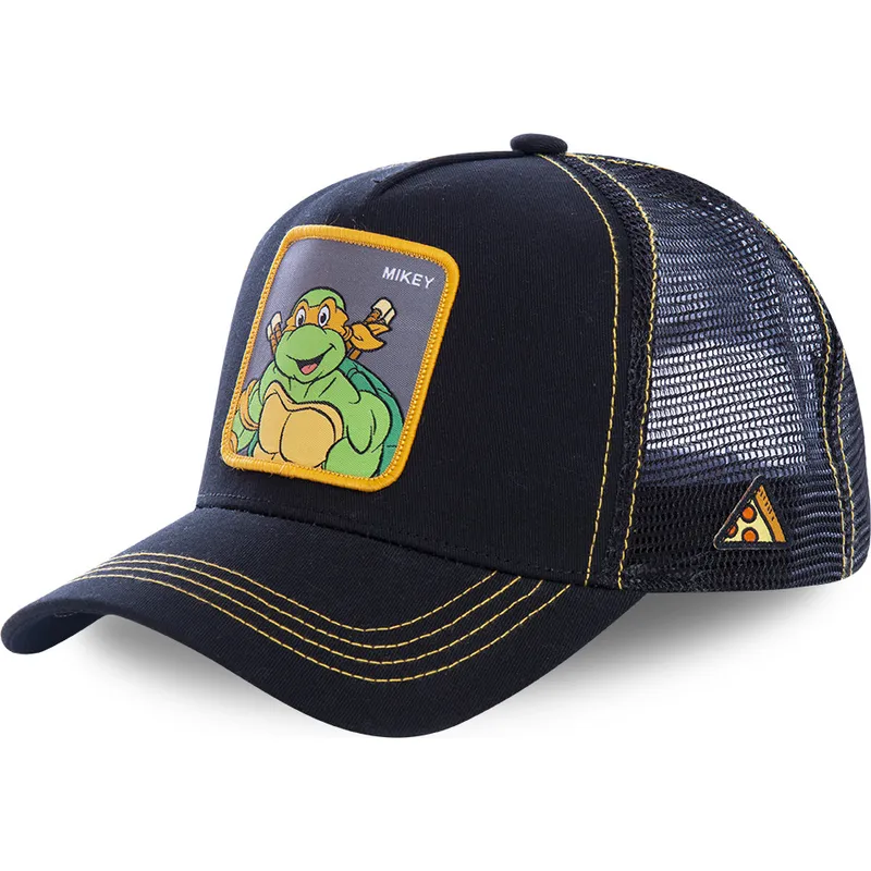 siltovka-zaoblena-cierna-snapback-mik-michelangelo-ninja-korytnacky-capslab siltovka-zaoblena-cierna-snapback-mik-michelangelo-ninja-korytnacky-capslab