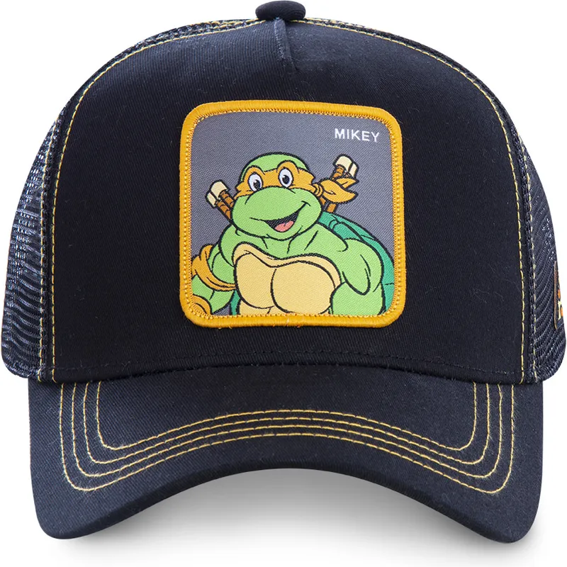 siltovka-zaoblena-cierna-snapback-mik-michelangelo-ninja-korytnacky-capslab siltovka-zaoblena-cierna-snapback-mik-michelangelo-ninja-korytnacky-capslab