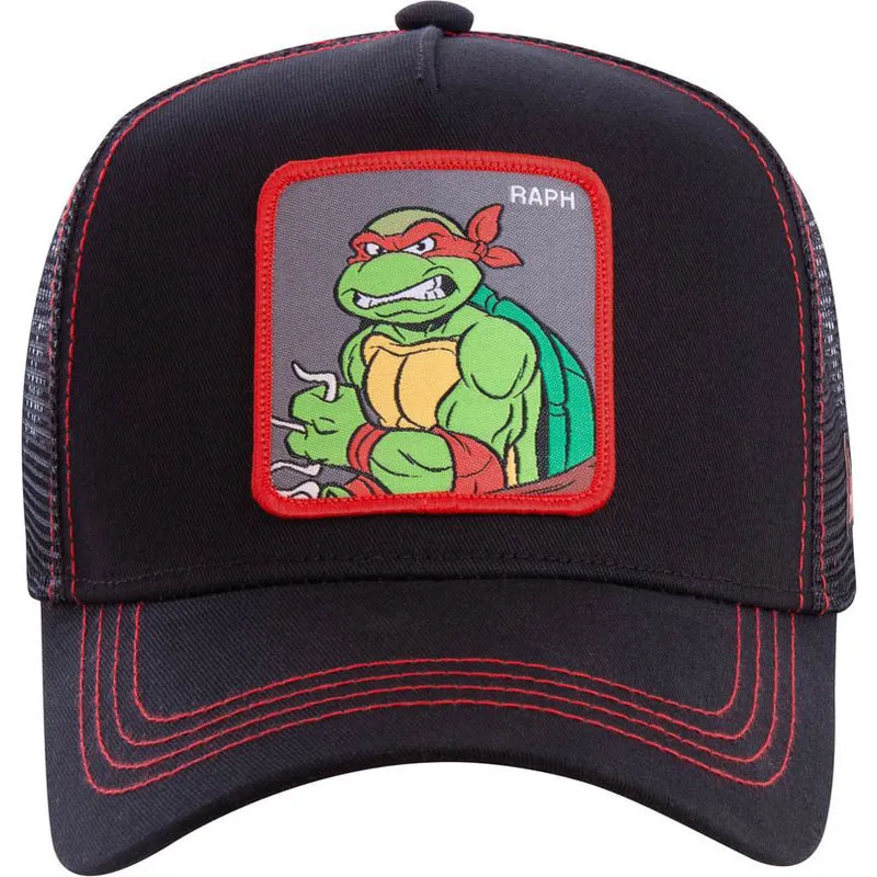 siltovka-zaoblena-cierna-snapback-rap-raphael-ninja-korytnacky-capslab