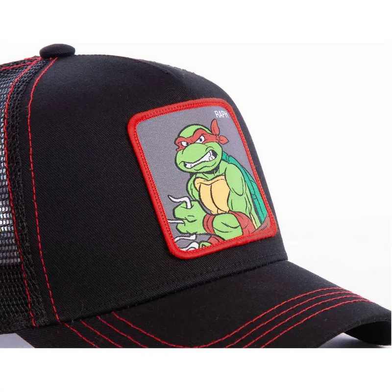 siltovka-zaoblena-cierna-snapback-rap-raphael-ninja-korytnacky-capslab