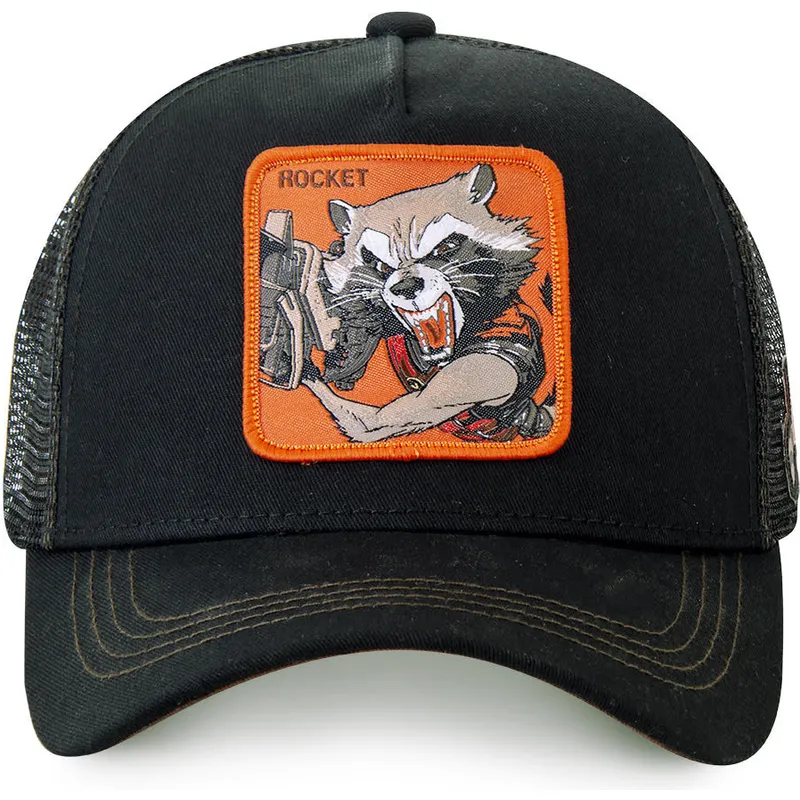 siltovka-zaoblena-cierna-snapback-roc4-rocket-raccoon-marvel-comics-capslab