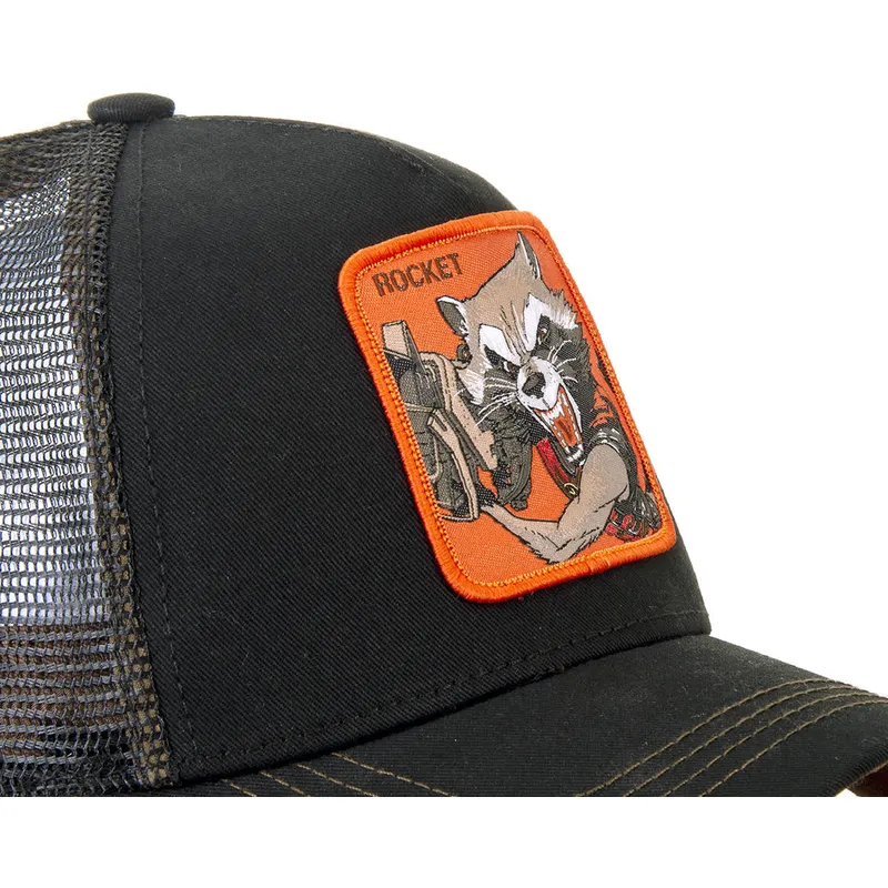 siltovka-zaoblena-cierna-snapback-roc4-rocket-raccoon-marvel-comics-capslab