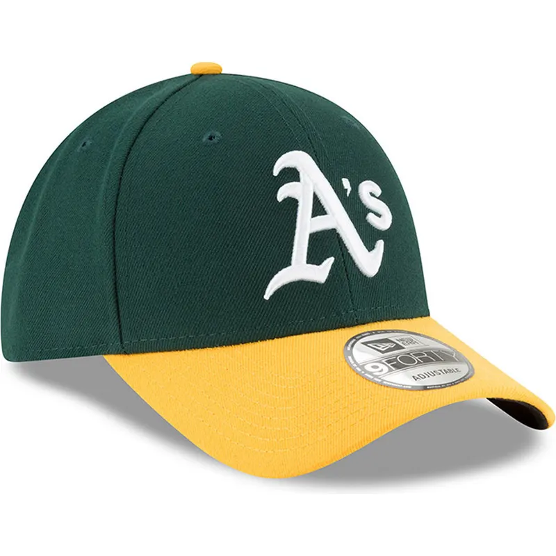 cap-zaoblena-green-adjustable-strap-9forty-the-league-oakland-athletics-mlb-new-era