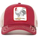 siltovka-zaoblena-cervena-snapback-rooster-the-farm-goorin-bros