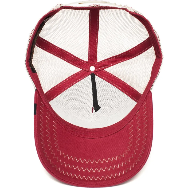 siltovka-zaoblena-cervena-snapback-rooster-the-farm-goorin-bros