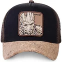 cap-zaoblena-black-snapback-groot-marvel-comics-capslab