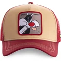 siltovka-zaoblena-oranzova-snapback-loomin2-sylvester-looney-tunes-capslab