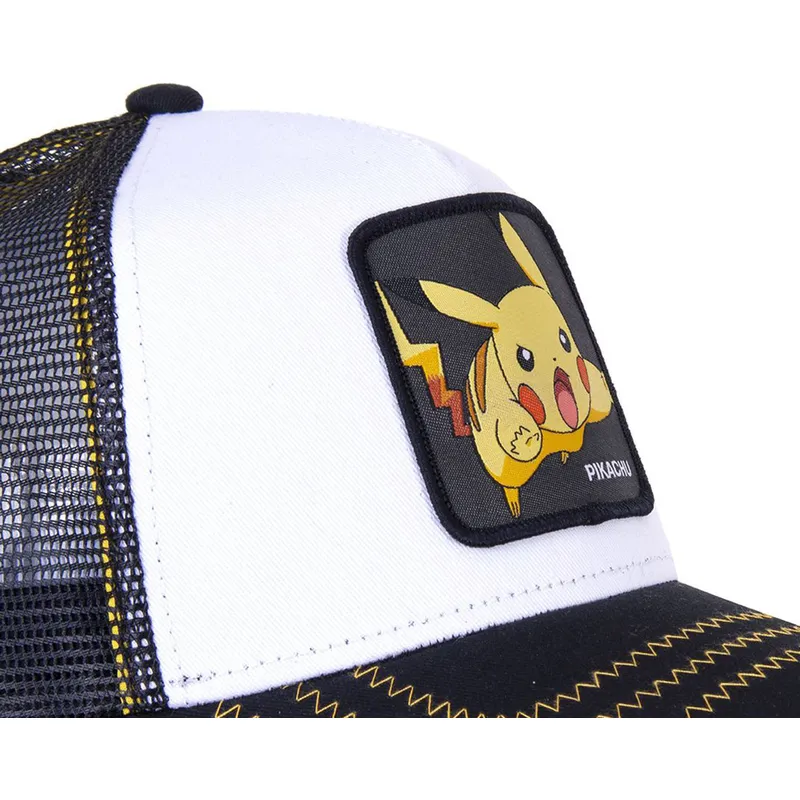 cap-zaoblena-white-snapback-pikachu-pokemon-capslab cap-zaoblena-white-snapback-pikachu-pokemon-capslab