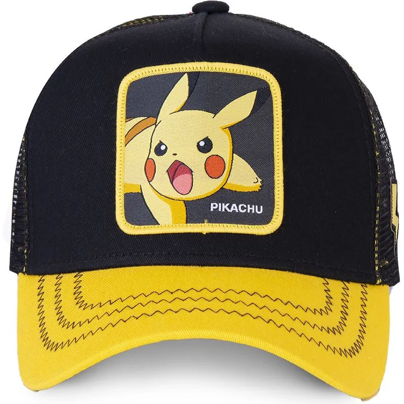 siltovka-zaoblena-cierna-snapback-pik6-pikachu-pokemon-capslab