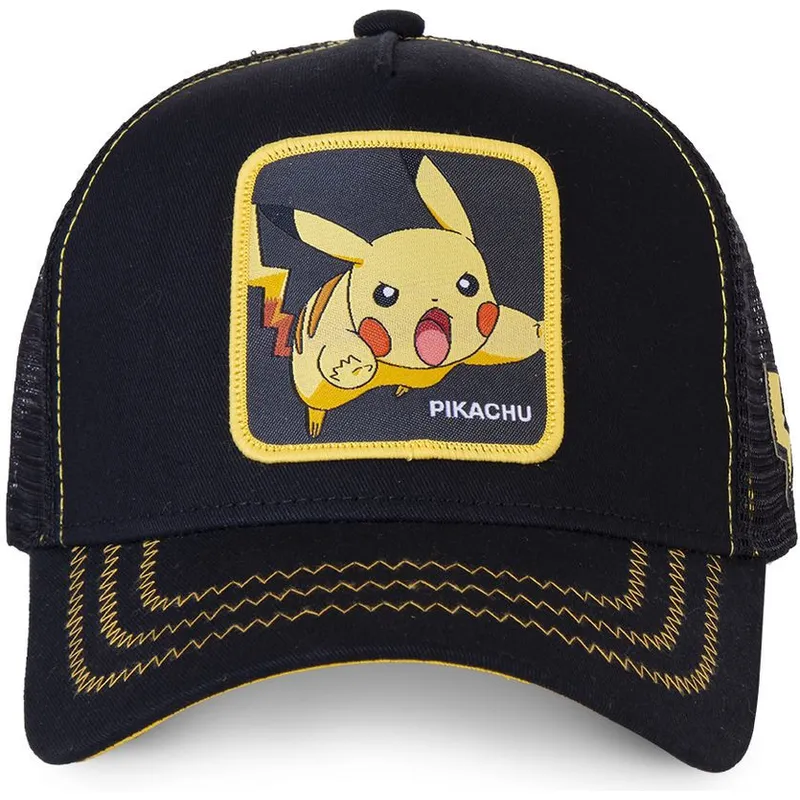 siltovky-zaoblena-kamionista-cierna-snapback-pikachu-pik7-pokemon-pikachu-pokemon-capslab