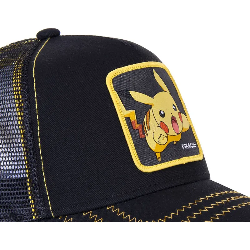 siltovky-zaoblena-kamionista-cierna-snapback-pikachu-pik7-pokemon-pikachu-pokemon-capslab