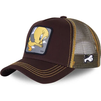 siltovka-zaoblena-hneda-snapback-tit1-tweety-looney-tunes-capslab