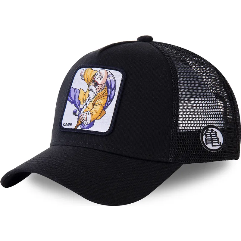 siltovka-zaoblena-cierna-snapback-kam10-majster-roshi-dragon-ball-capslab
