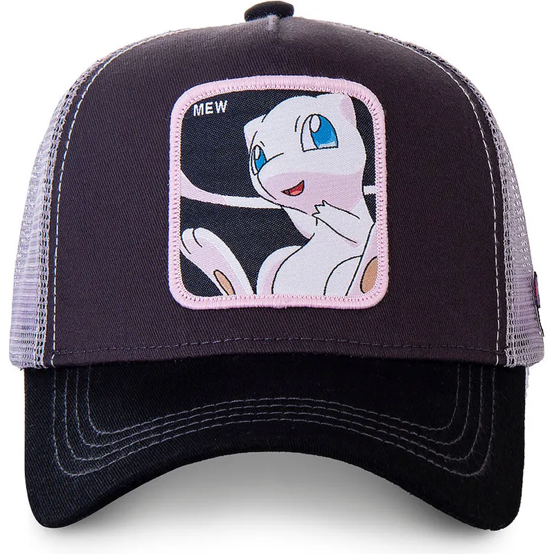 siltovka-zaoblena-cierna-snapback-mew3-mew-pokemon-capslab