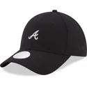 siltovka-zaoblena-cierna-nastavitelny-9forty-melton-atlanta-braves-mlb-new-era