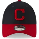 siltovka-zaoblena-tmavomodra-nastavitelny-9forty-the-league-cleveland-indians-mlb-new-era