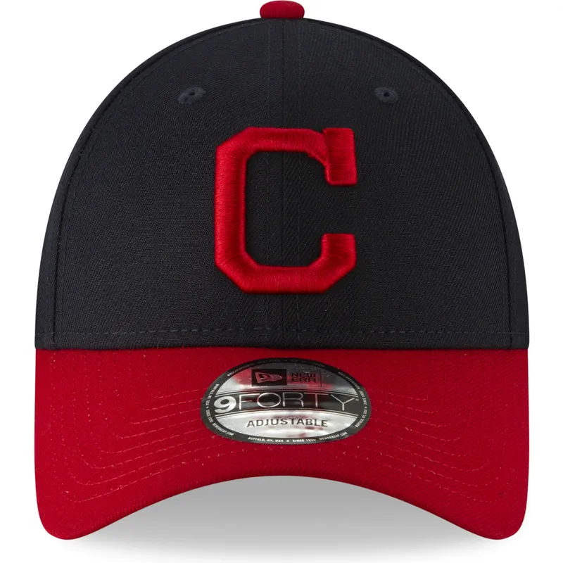 siltovka-zaoblena-tmavomodra-nastavitelny-9forty-the-league-cleveland-indians-mlb-new-era