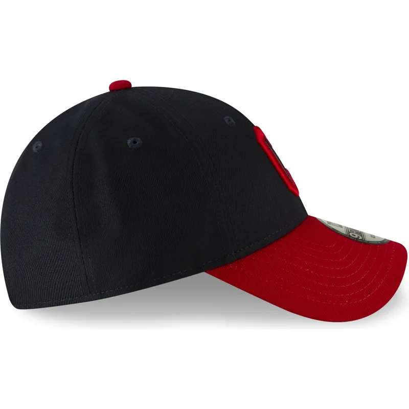siltovka-zaoblena-tmavomodra-nastavitelny-9forty-the-league-cleveland-indians-mlb-new-era
