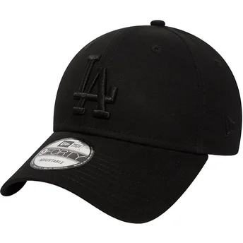 Cap zaoblená black adjustable strap 9FORTY League Essential Los Angeles Dodgers MLB New Era