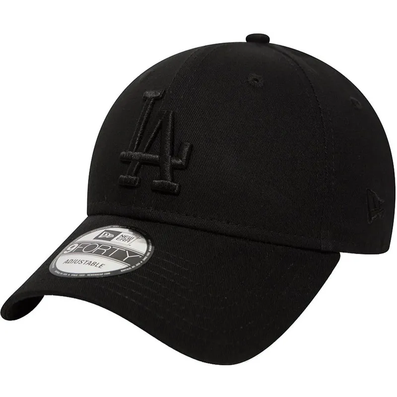 siltovky-zaoblena-cierna-nastavitelny-pasik-9forty-league-essential-los-angeles-dodgers-mlb-new-era