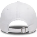 weisse-verstellbare-curved-cap-mit-weissem-logo-9forty-league-essential-der-new-york-yankees-mlb-von-new-era