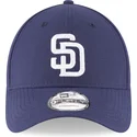 marineblaue-verstellbare-9forty-the-league-kappe-der-san-diego-padres-mlb-von-new-era