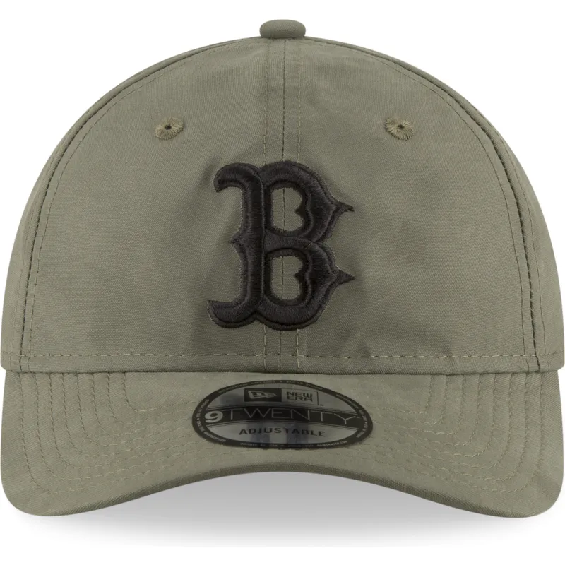 siltovka-zaoblena-zelena-nastavitelny-9twenty-nylon-packable-boston-red-sox-mlb-new-era