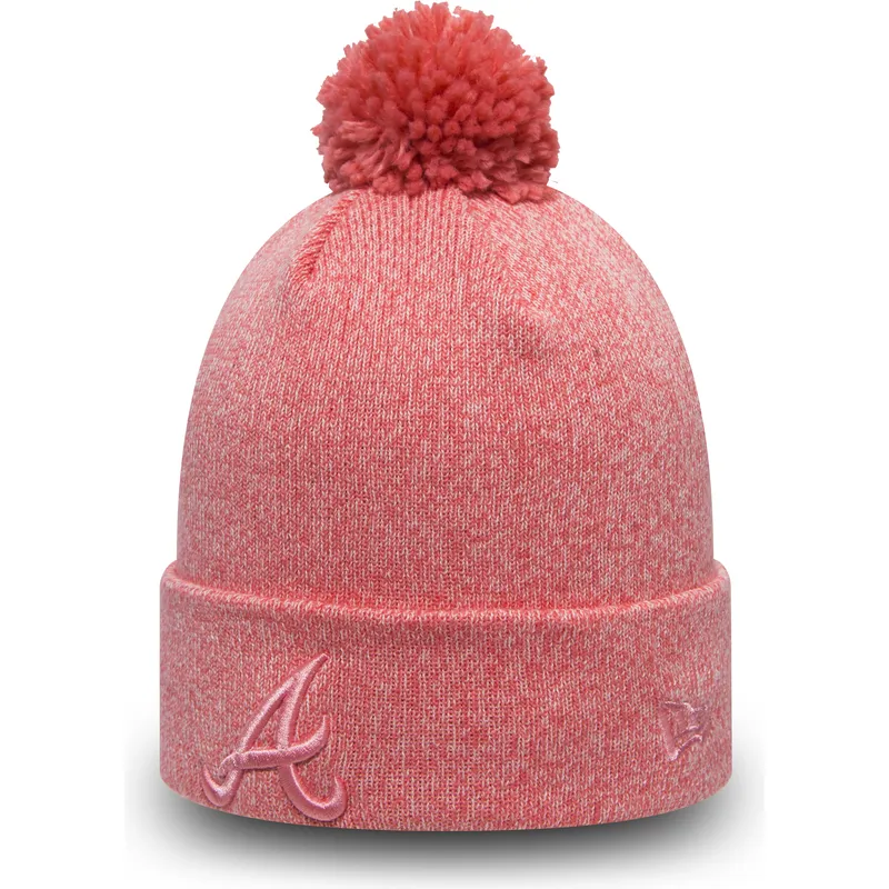 ciapka-jezko-ruzova-cuff-knit-essential-bobble-atlanta-braves-mlb-new-era ciapka-jezko-ruzova-cuff-knit-essential-bobble-atlanta-braves-mlb-new-era