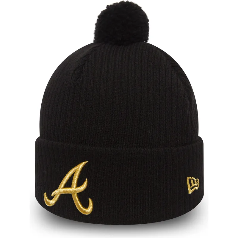 ciapka-jezko-cierna-cuff-knit-sport-waffle-atlanta-braves-mlb-new-era