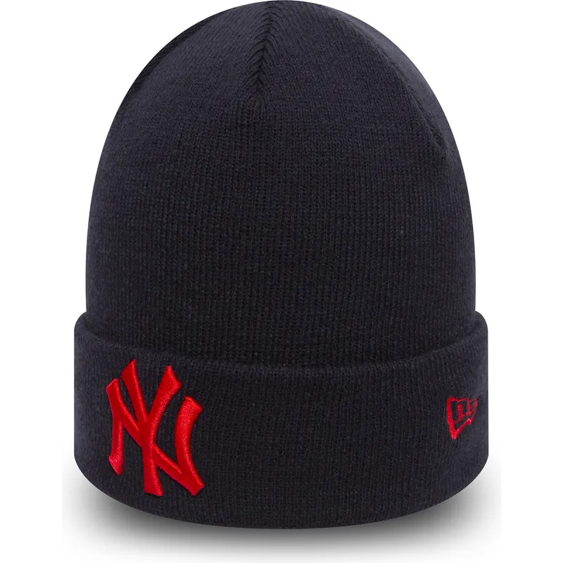 ciapka-tmavomodra-cuff-knit-league-essential-new-york-yankees-mlb-new-era