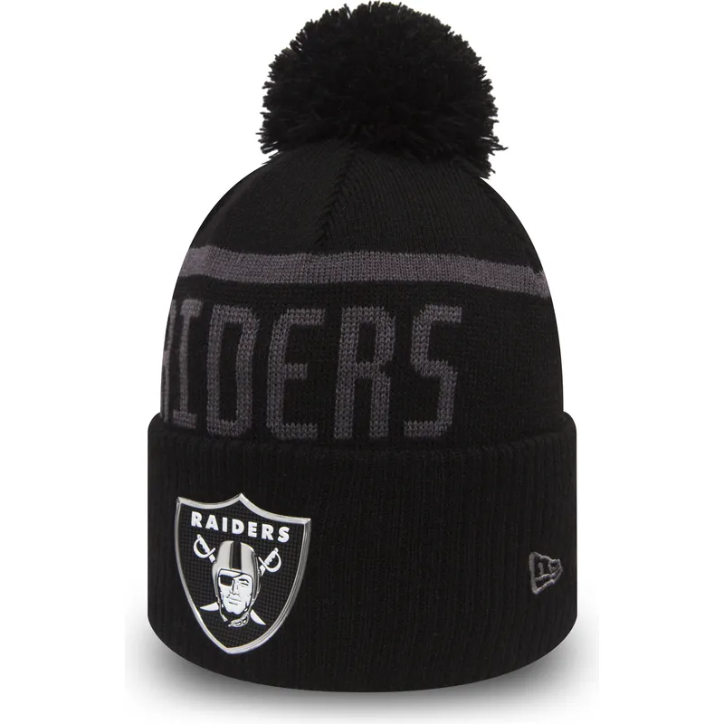 ciapka-jezko-cierna-cuff-knit-coll-las-vegas-raiders-nfl-new-era