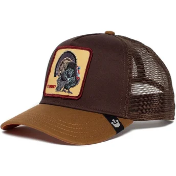 siltovka-zaoblena-hneda-snapback-wild-turkey-the-farm-goorin-bros