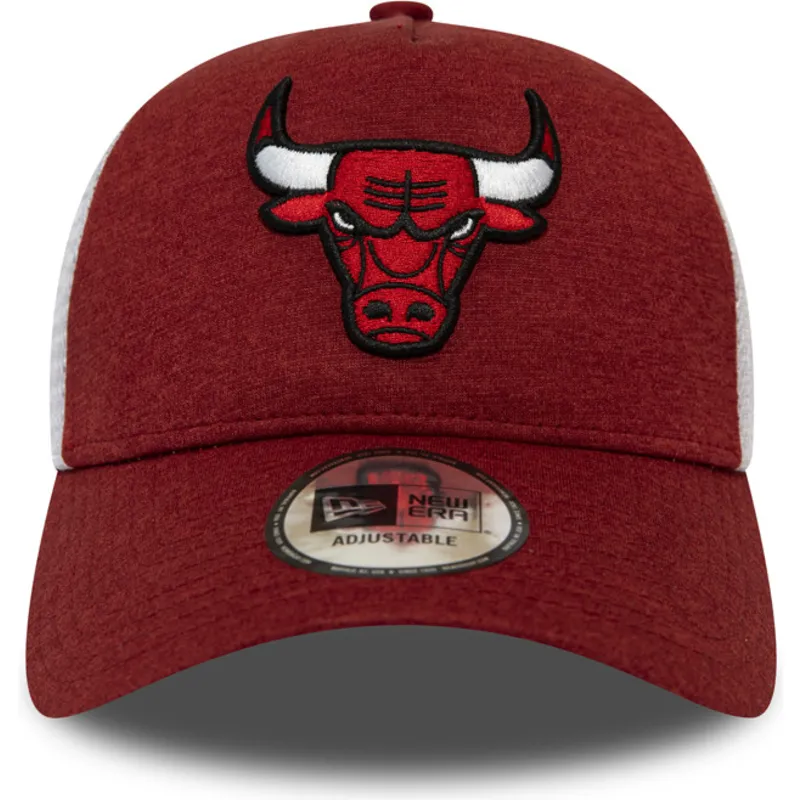 siltovka-zaoblena-cervena-nastavitelny-trucker-shadow-tech-a-frame-chicago-bulls-nba-new-era