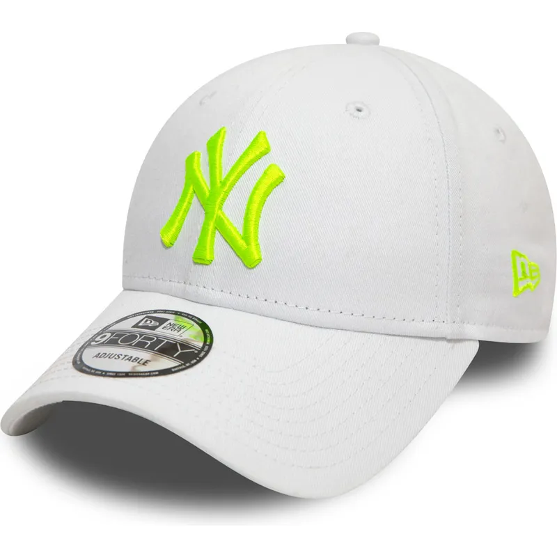 siltovka-zaoblena-biely-nastavitelny-9forty-league-essential-neon-new-york-yankees-mlb-new-era