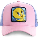 siltovka-zaoblena-ruzova-snapback-twe1-tweety-looney-tunes-capslab