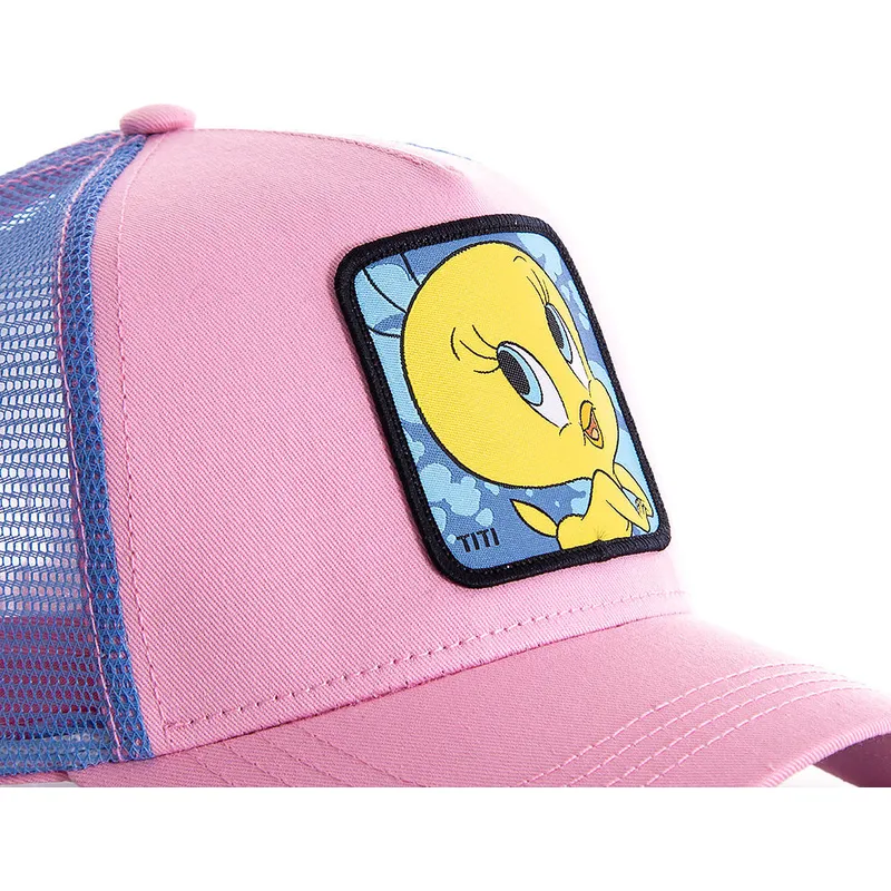 siltovka-zaoblena-ruzova-snapback-twe1-tweety-looney-tunes-capslab