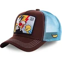 siltovka-zaoblena-hneda-snapback-vs-tvg1-sylvester-a-tweety-looney-tunes-capslab