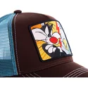 siltovka-zaoblena-hneda-snapback-vs-tvg1-sylvester-a-tweety-looney-tunes-capslab