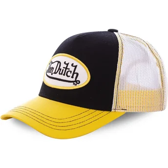 siltovka-zaoblena-zlta-snapback-col-bla-von-dutch