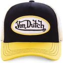 siltovka-zaoblena-zlta-snapback-col-bla-von-dutch