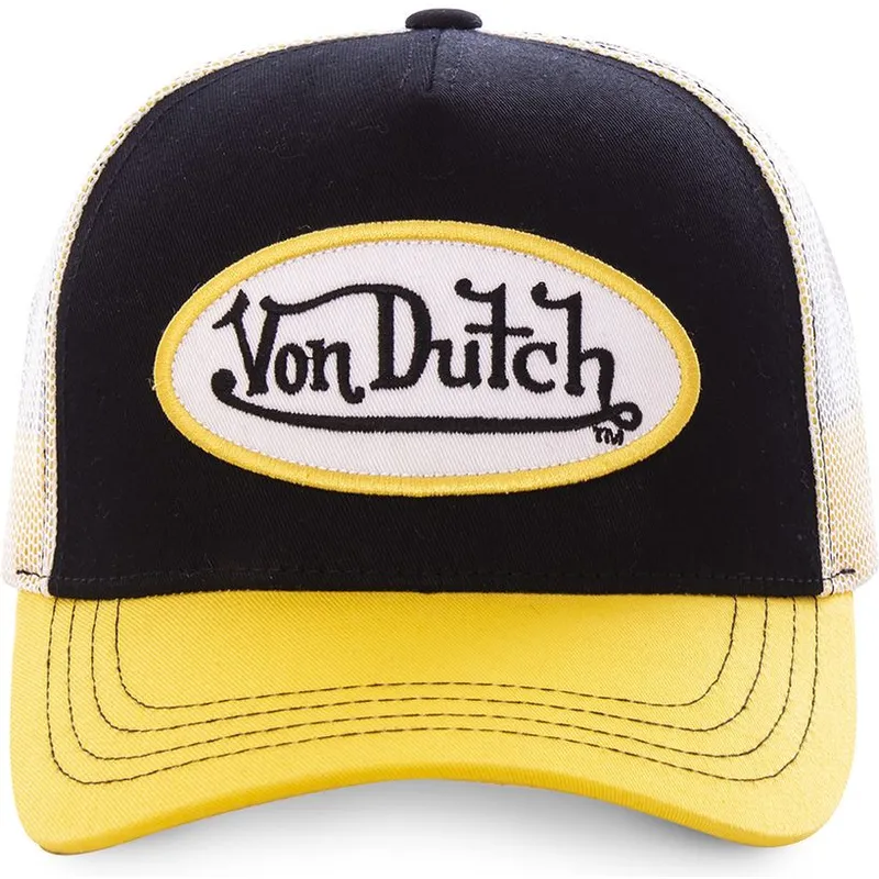 siltovka-zaoblena-zlta-snapback-col-bla-von-dutch
