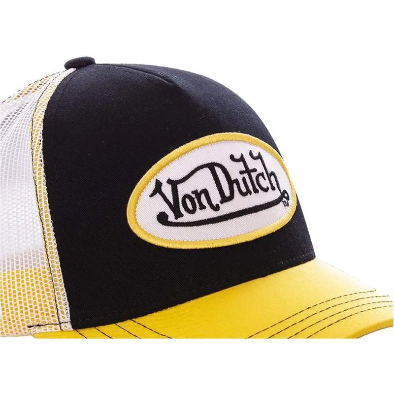 siltovka-zaoblena-zlta-snapback-col-bla-von-dutch