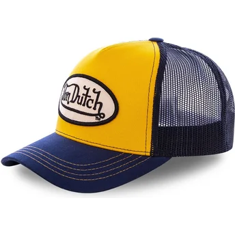 von-dutch-col-ora-orange-und-marineblaue-trucker-kappe