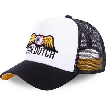 Šiltovky zaoblená kamionista biely snapback EYEPAT1 Von Dutch