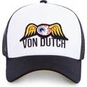 cap-zaoblena-white-snapback-von-dutch