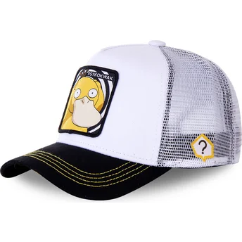 siltovka-zaoblena-biely-snapback-psy3-psyduck-pokemon-capslab