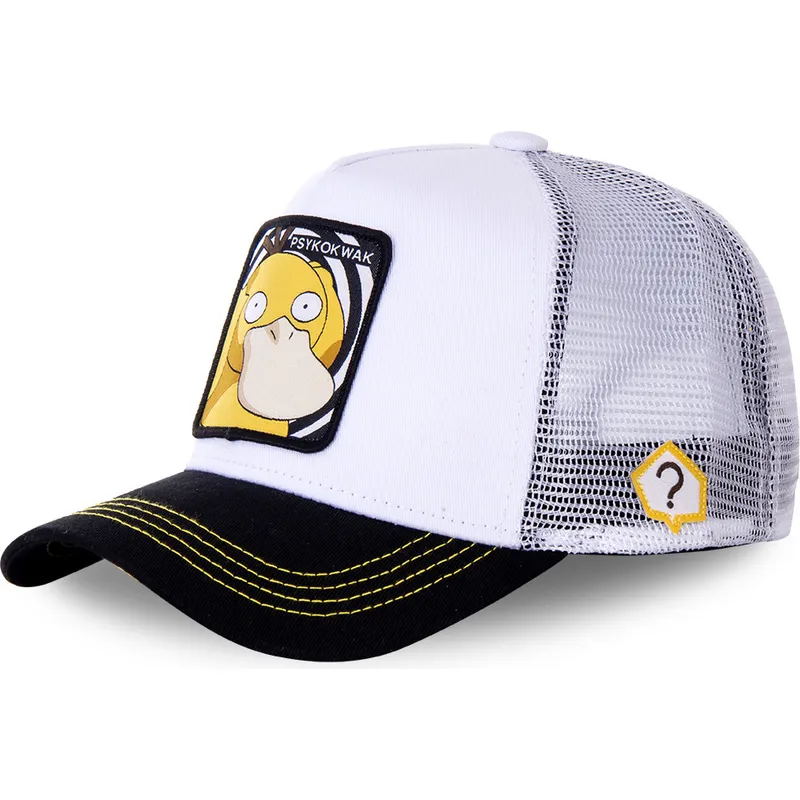 siltovka-zaoblena-biely-snapback-psy3-psyduck-pokemon-capslab siltovka-zaoblena-biely-snapback-psy3-psyduck-pokemon-capslab