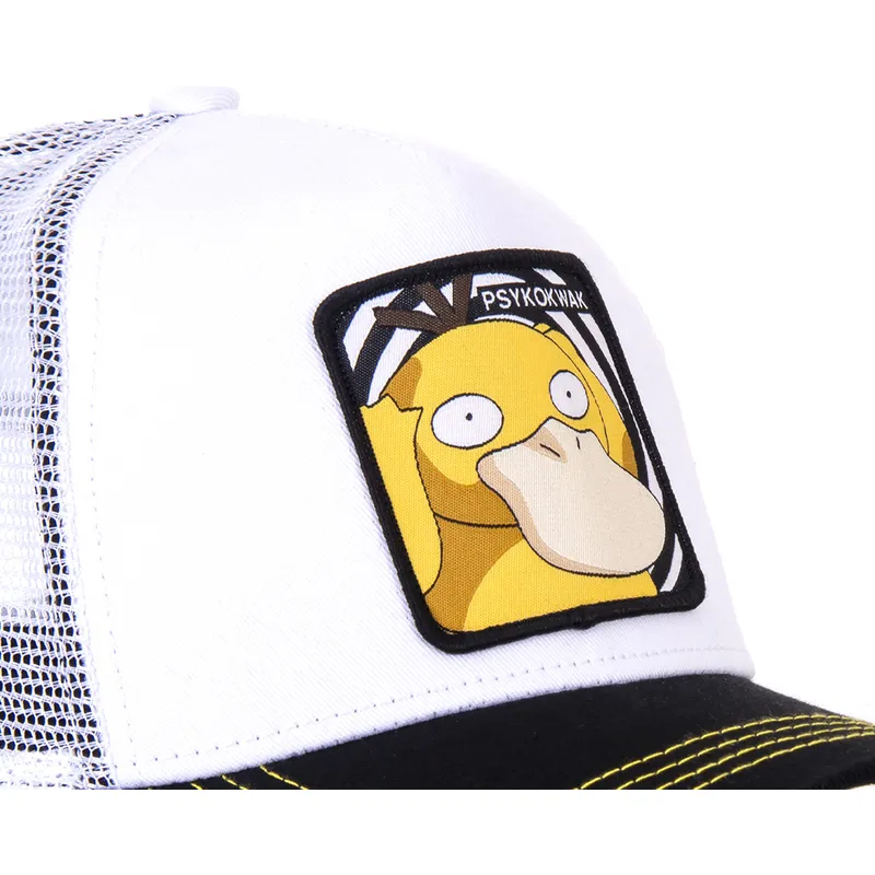 siltovka-zaoblena-biely-snapback-psy3-psyduck-pokemon-capslab siltovka-zaoblena-biely-snapback-psy3-psyduck-pokemon-capslab