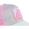 siltovka-zaoblena-siva-snapback-rosa-purpurina-cal-radostinka-starostlivi-medvedici-capslab